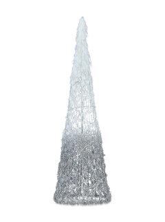 Slike Svetleća jelka 40cm CS2021094-40B belo-srebrna