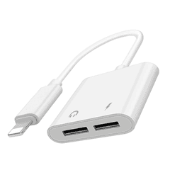 0 thumbnail image for Adapter Dual iPhone Lightning audio & charge J-008 beli