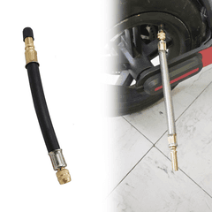1 thumbnail image for Adapter za pumpanje gume sa ventilom za električni trotinet crni