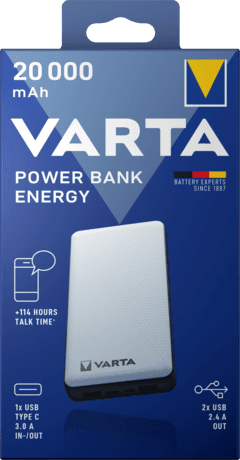 0 thumbnail image for VARTA Power Bank Energy 20000mAh
