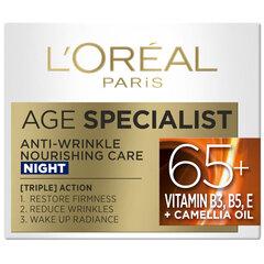 0 thumbnail image for L'OREAL PARIS Age Specialist Ženska noćna krema protiv bora 50ml Anti-Wrinkle 65+