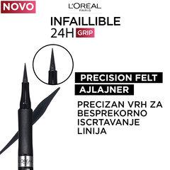 3 thumbnail image for L'OREAL PARIS Ajlajner Infaillible 24h Grip Precision Felt 01 Black