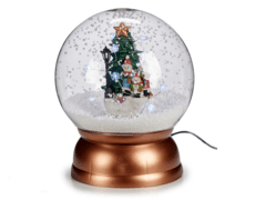 1 thumbnail image for KRIST+ Snežna kugla sa jelkom, 27 cm, Bronzana