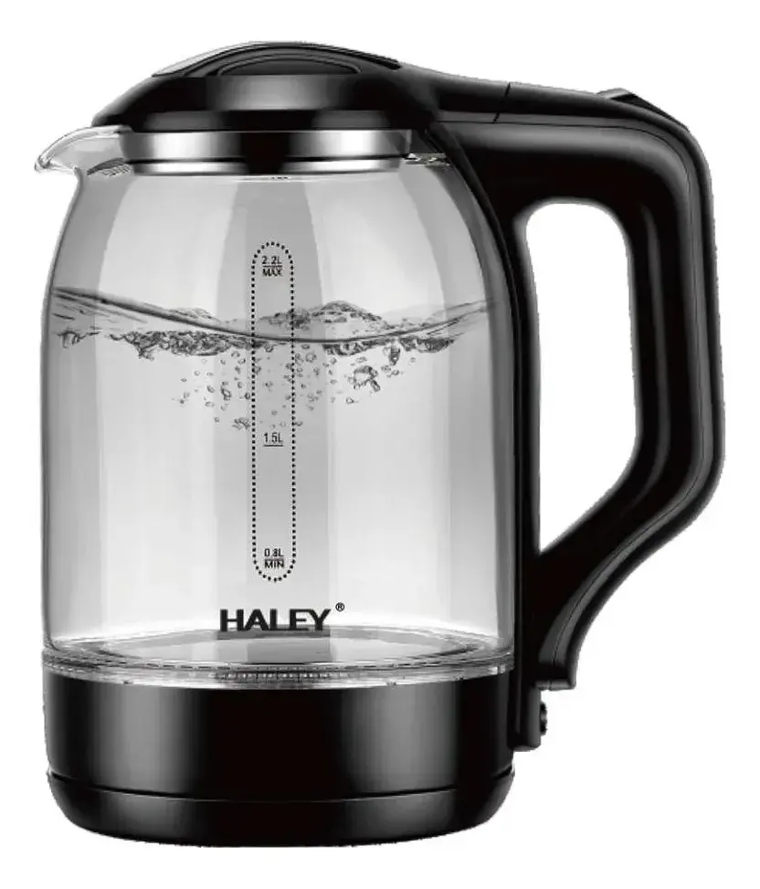 Haley Stakleni ketler HY8862, 2.2l, 1800W, Crni