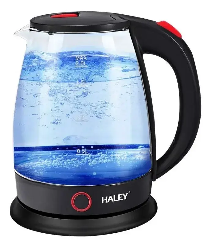 Haley Stakleni ketler HY8957, 2l, 1500W, Crni