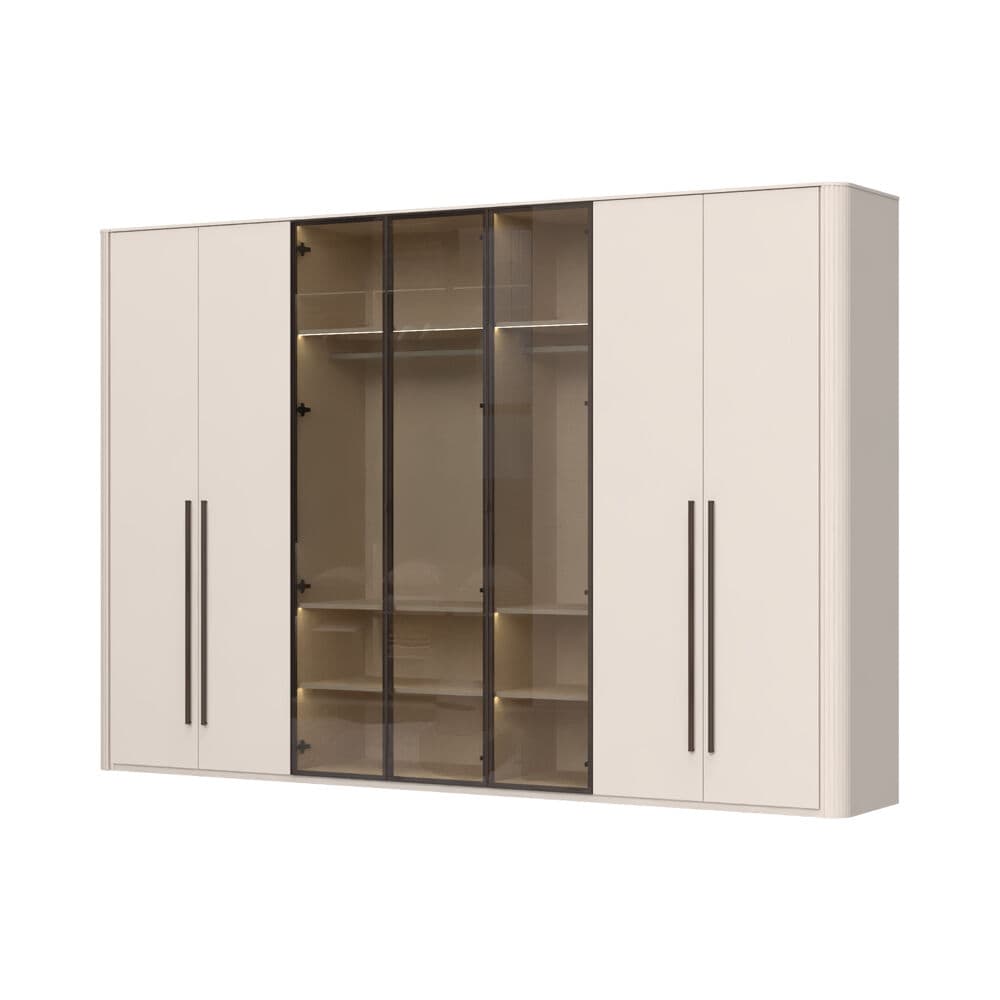 Jela Ormar Rondo P7-3AL/RO, 333x225x56cm, Bež