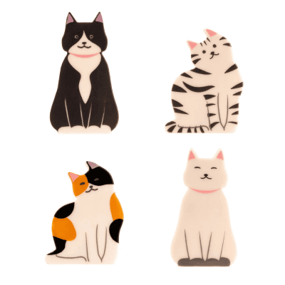 Klikermat Štipaljka za kese Cats, 4 komada