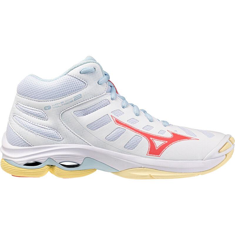 Mizuno Ženske patike Wave Voltage 2 Mid, Bele