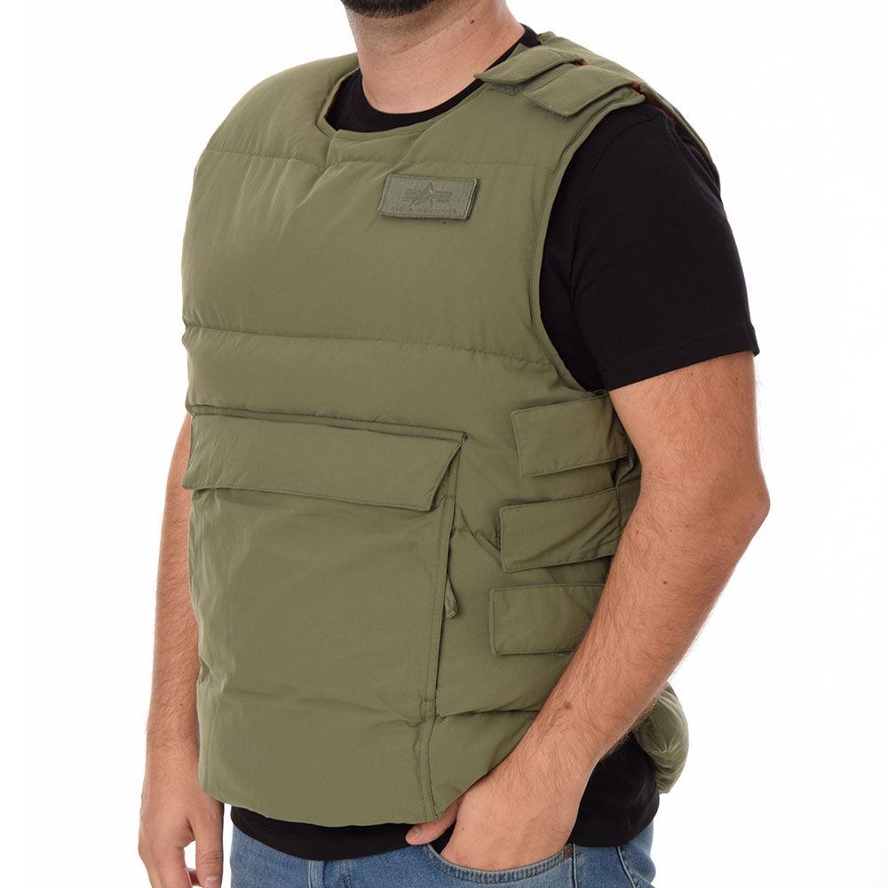 Alpha Industries Muški prsluk Protector Puffer, Zeleni