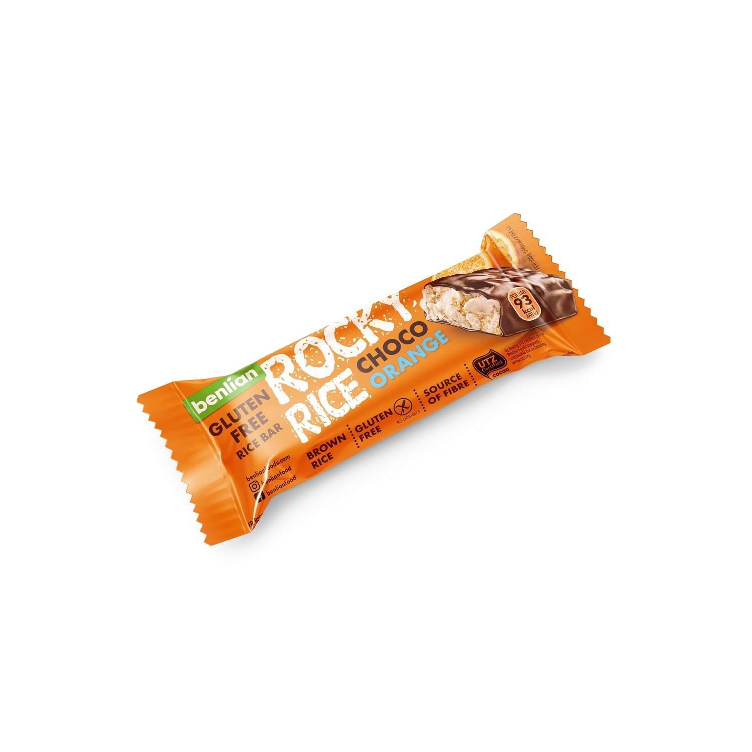Benlian Food Pločica Rocky Rice, Narandža, 18g