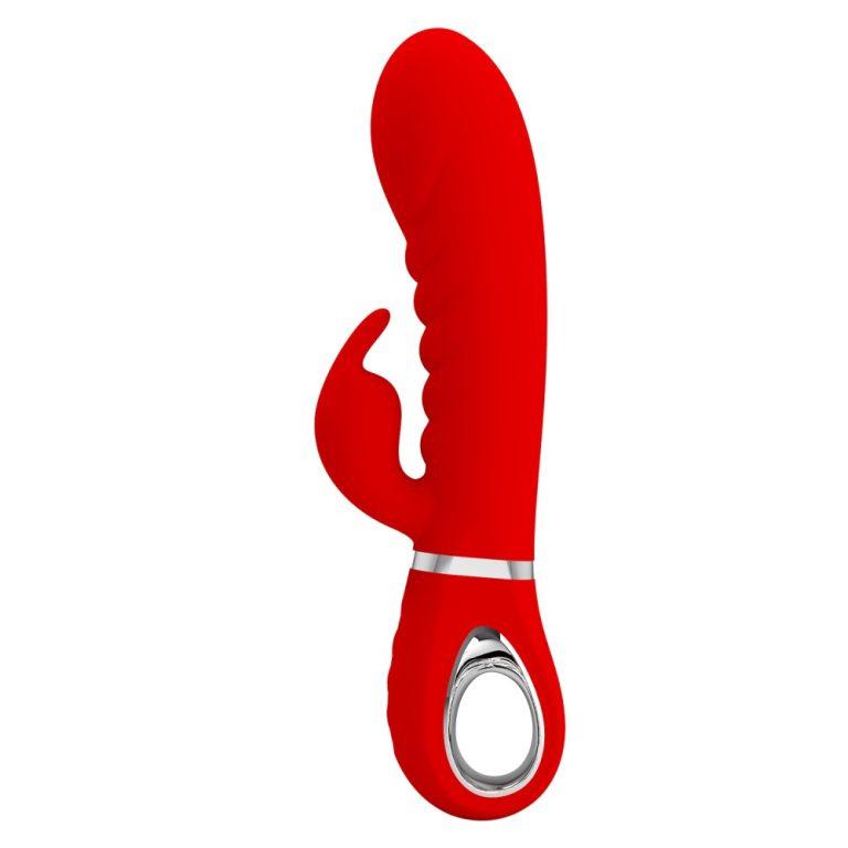 PRETTY LOVE Vibrator super soft rabbit Prescott, Crveni