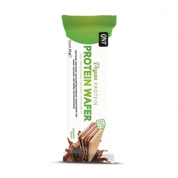 QNT Vegan Proteinska napolitanka 35g Lešnik