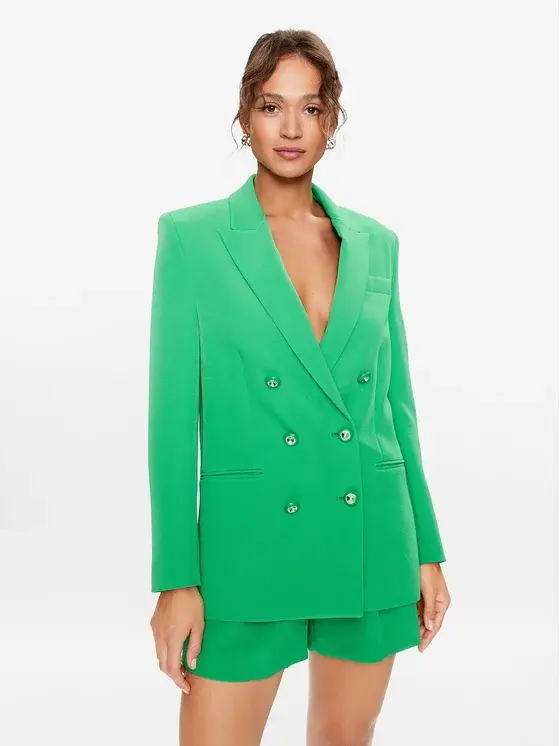 Chiara Ferragni Ženski sako 74CBQ711-N0103-144, Zeleni