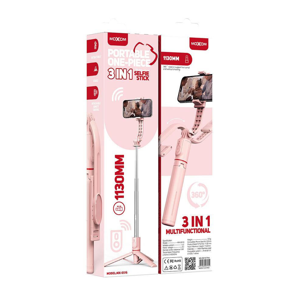 Galaxy Code Selfie držač tripod MX-SS16, Roze