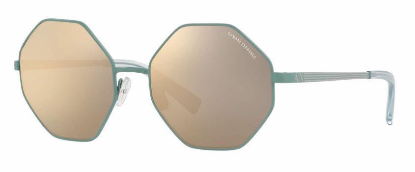 Armani Exchange Unisex naočare za sunce 0AX2035S 60775A 55, Braon-crne