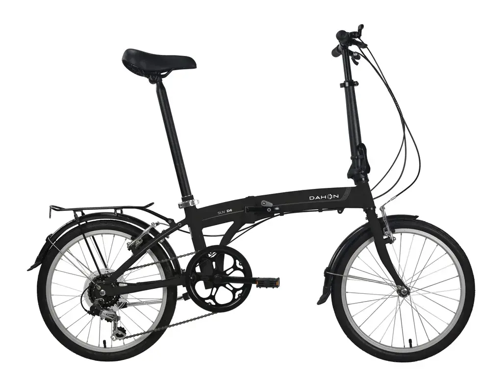 Dahon Bicikl Suv D6 Matt, Sklopivi, 20", 6 brzina, Crni