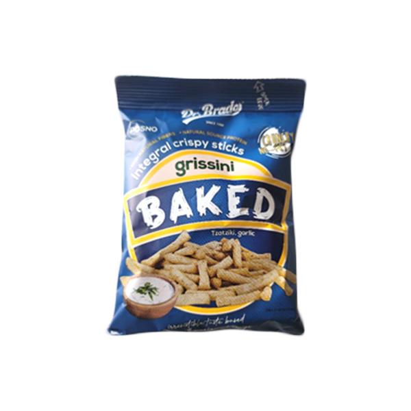 DR. BRADO Integralne grisine Kikiriki i beli luk, 50g