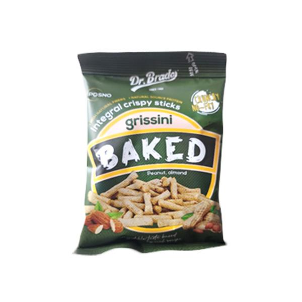 DR. BRADO Integralne grisine Kikiriki i badem, 70g