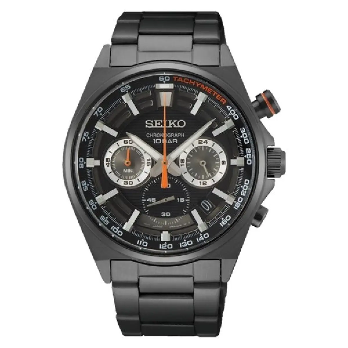 SEIKO Muški sat SSB399P1, Crni