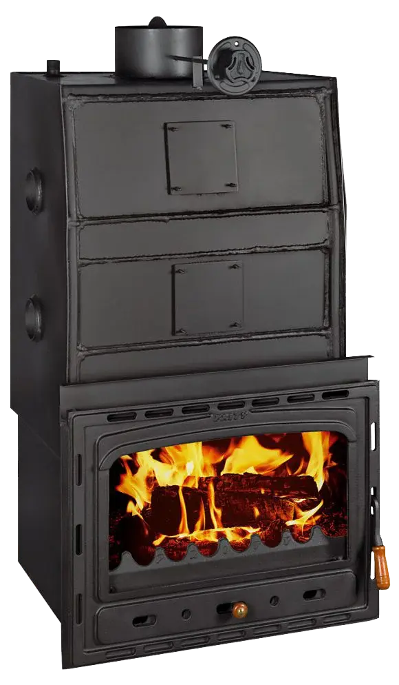 PRITY CV35 Etažni kamin 40kW, Crni