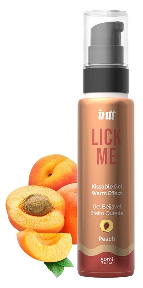 Intt Zagrevajući jestivi gel Lick Me Peach, 50 ml