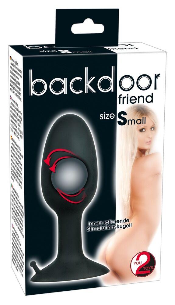You2 Toys Analna kupa Backdoor Friend Smal, 8cm, Crna
