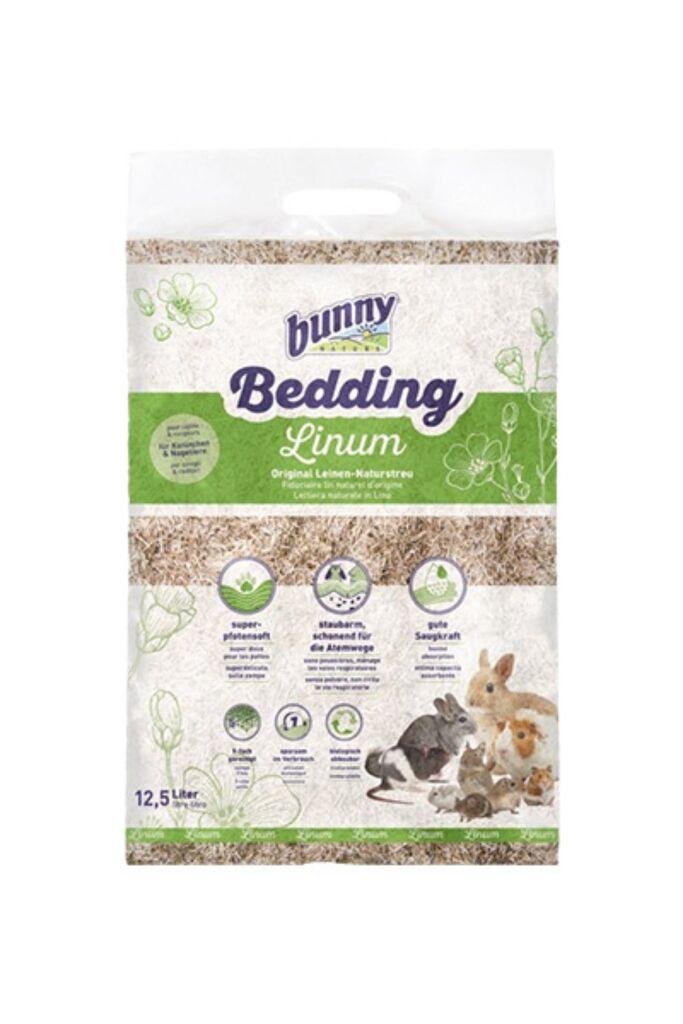 Bunny Nature Posip za glodare Bedding Linum, 12,5 l