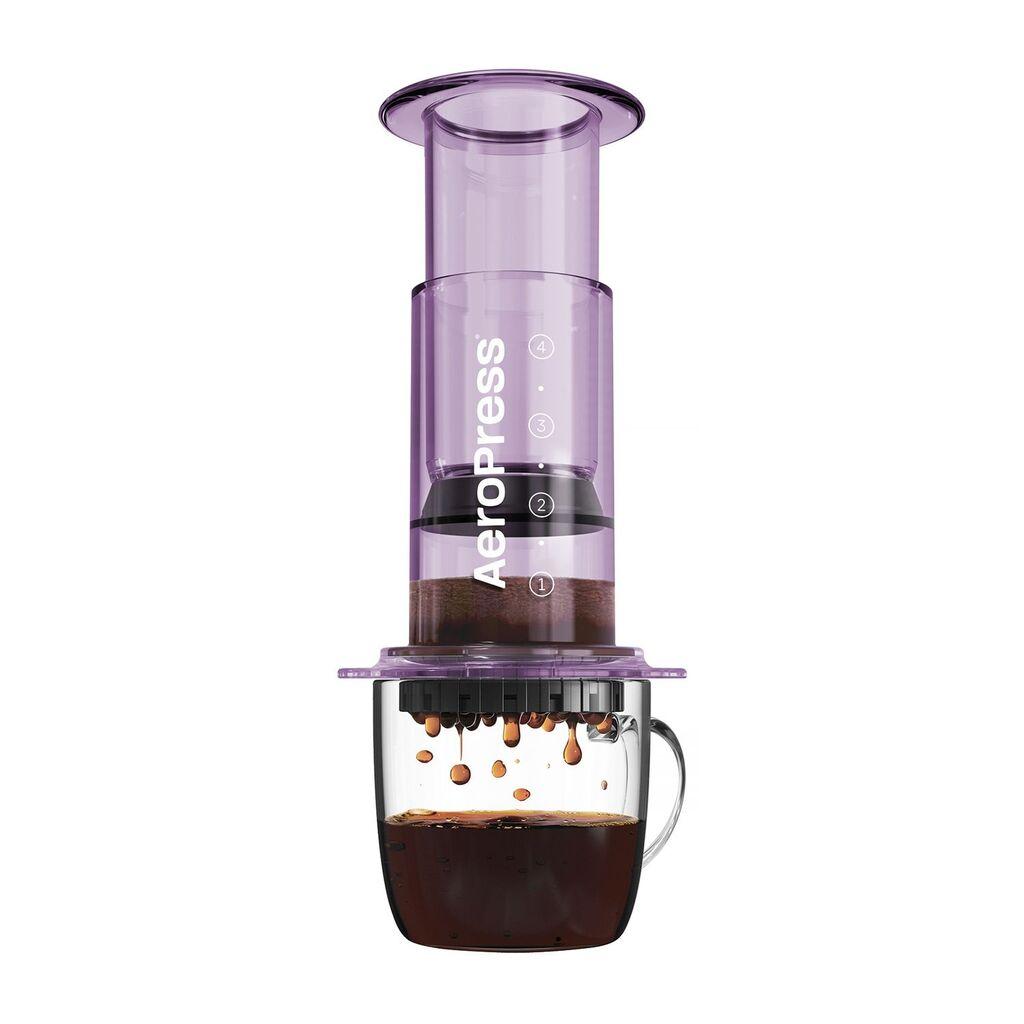 Aeropress Prenosivi aparat za kafu Clear, Ljubičasti
