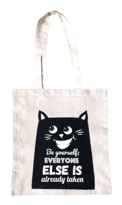 Gift Hub Ceger Crna maca, 38x42 cm, Beli
