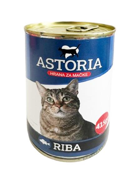 Astoria Vlažna hrana za mačke sa ribom, 415g