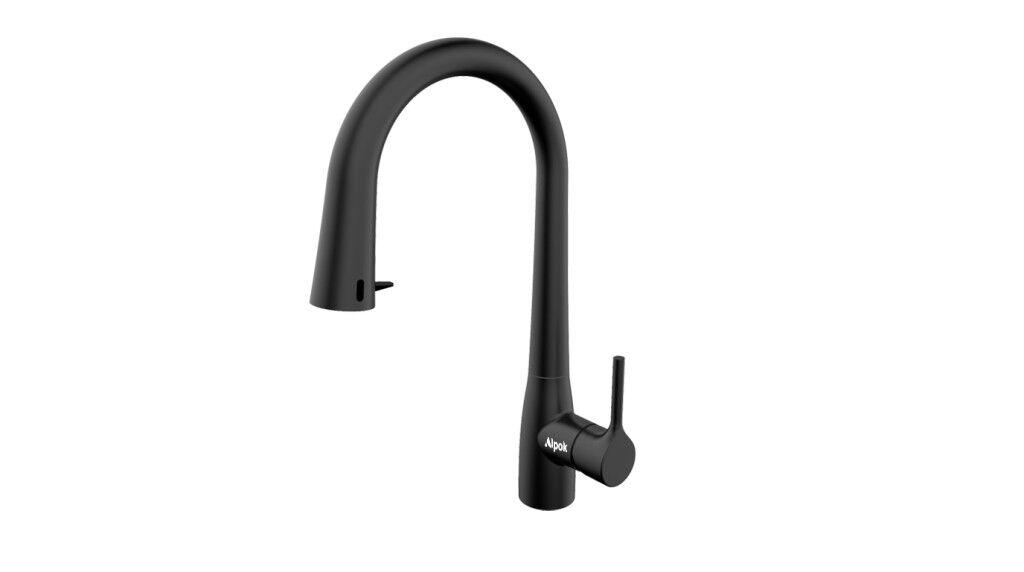 Alpok Slavina za sudoperu Touchless Pro, Crna