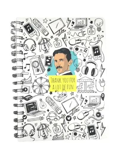 Gift Hub Sveska Nikola Tesla, Bela