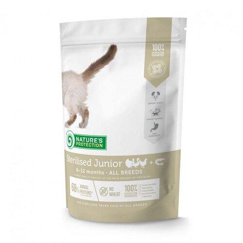 NATURE'S PROTECTION Hrana za mačke Sterilised Junior, 400g