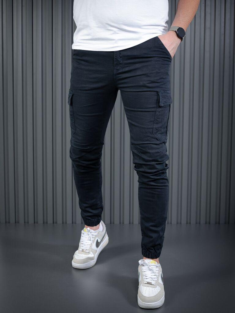 Denistar Muške pantalone 100/2225, Kargo, Tamnosive