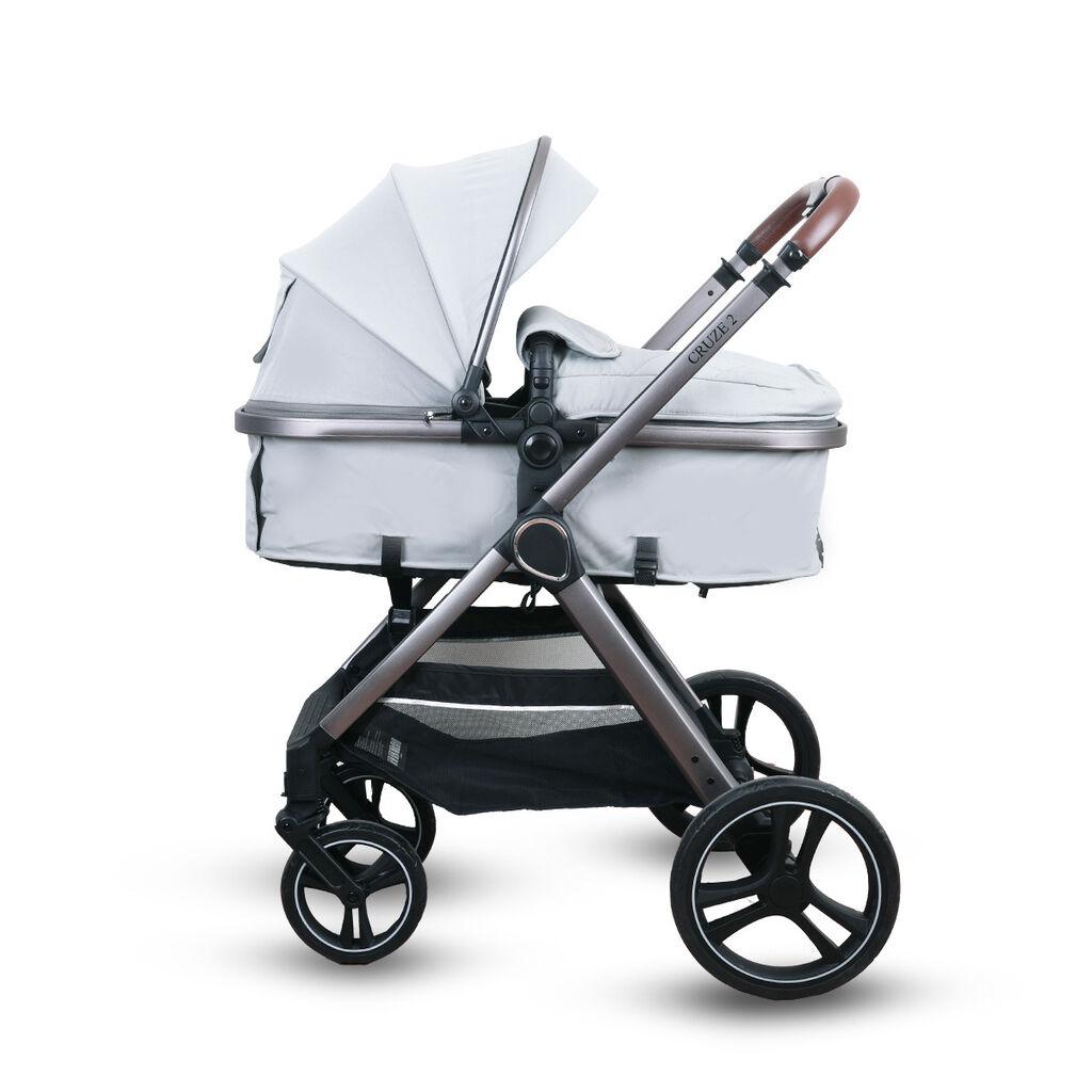 Jungle Kolica za bebe Cruze 2 Multy 2u1, 22 kg,Siva