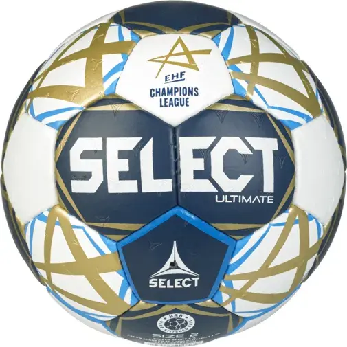 Select Lopta za rukomet Ultimate Ehf Champ.Leag.Bl/Wh3, Teget-Bela