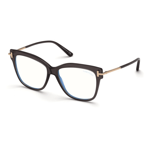 TOM FORD Okvir za naočare Blue Block 0FT5704-B 2054, Ženski, Crni