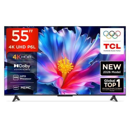 TCL Televizor 55P6L, 55", 3840x2160 4K UHD, LED,  Google TV