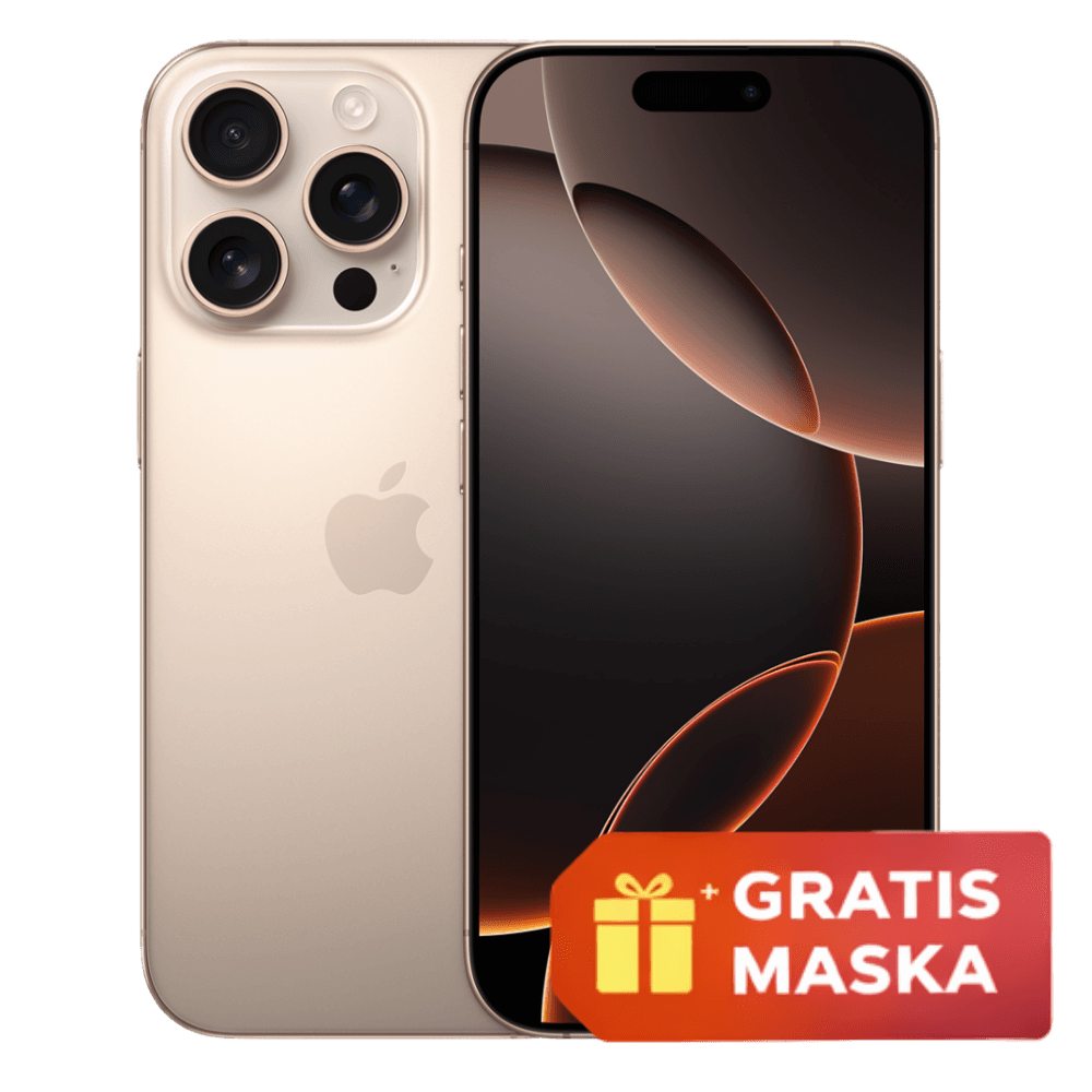 Apple Refabrikovani mobilni telefon iPhone 16 Pro, 8/256GB, Zlatna boja