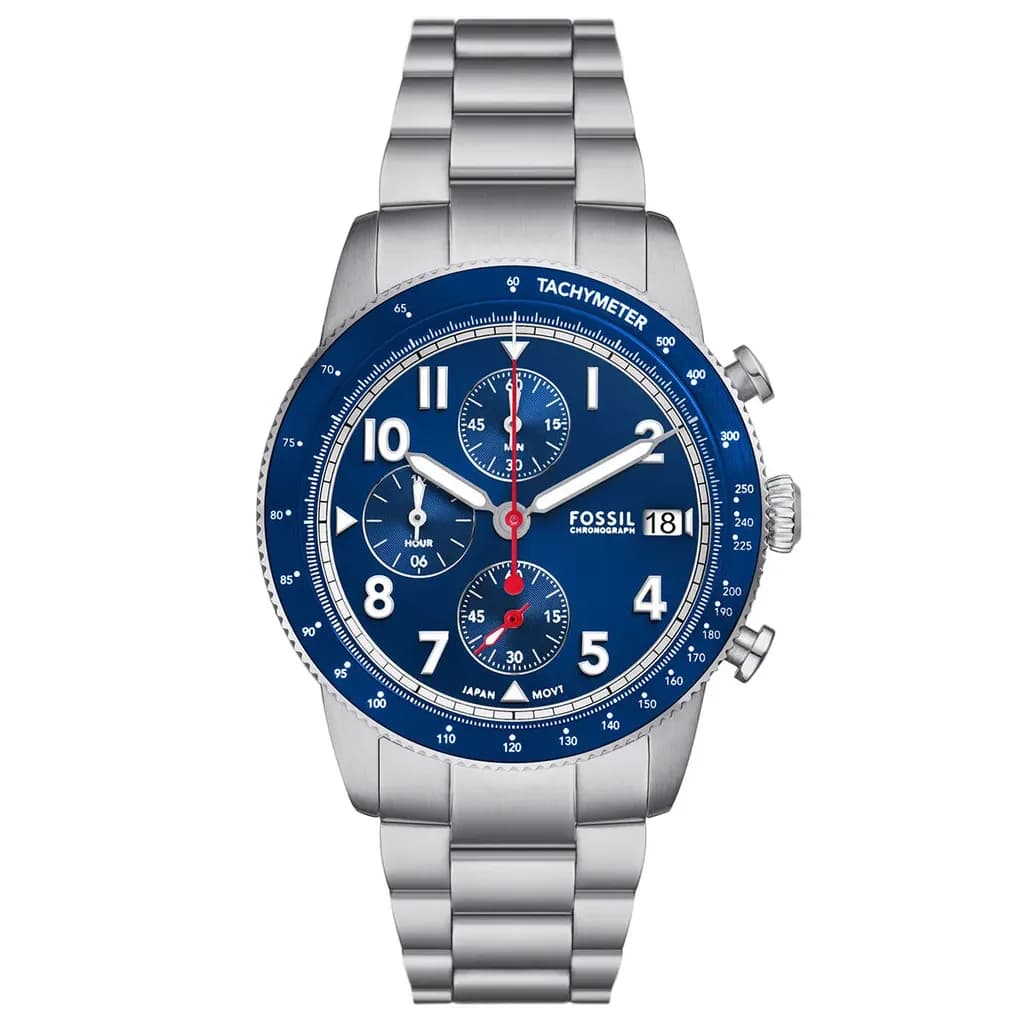 Fossil Muški sat Sport Tourer FFS6047, Srebrni