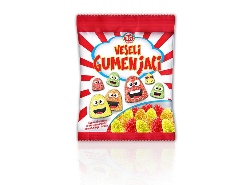 BG PRODUKT Gumene voćne bombone, 80 g