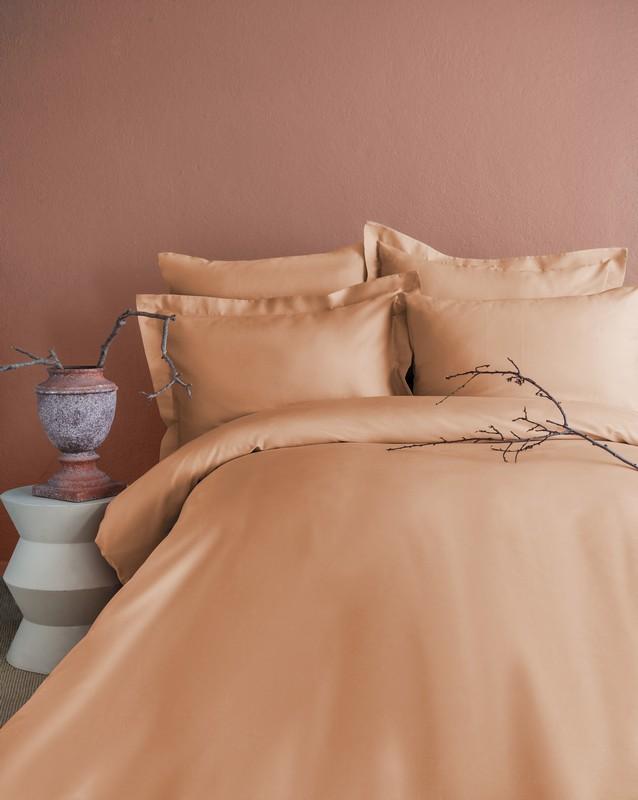 ISSIMO Set posteljine Simply Satin, Double, 240x260 cm, Koral