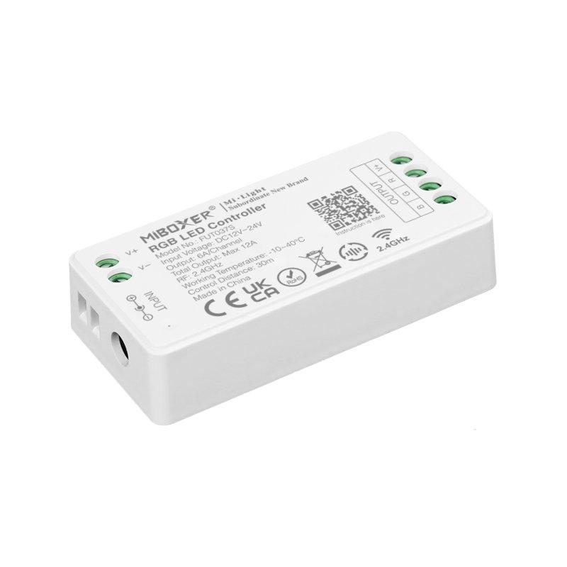 MIBOXER Kontroler za LED trake RGB FUT037S, 12A, 2.4GHz, Beli
