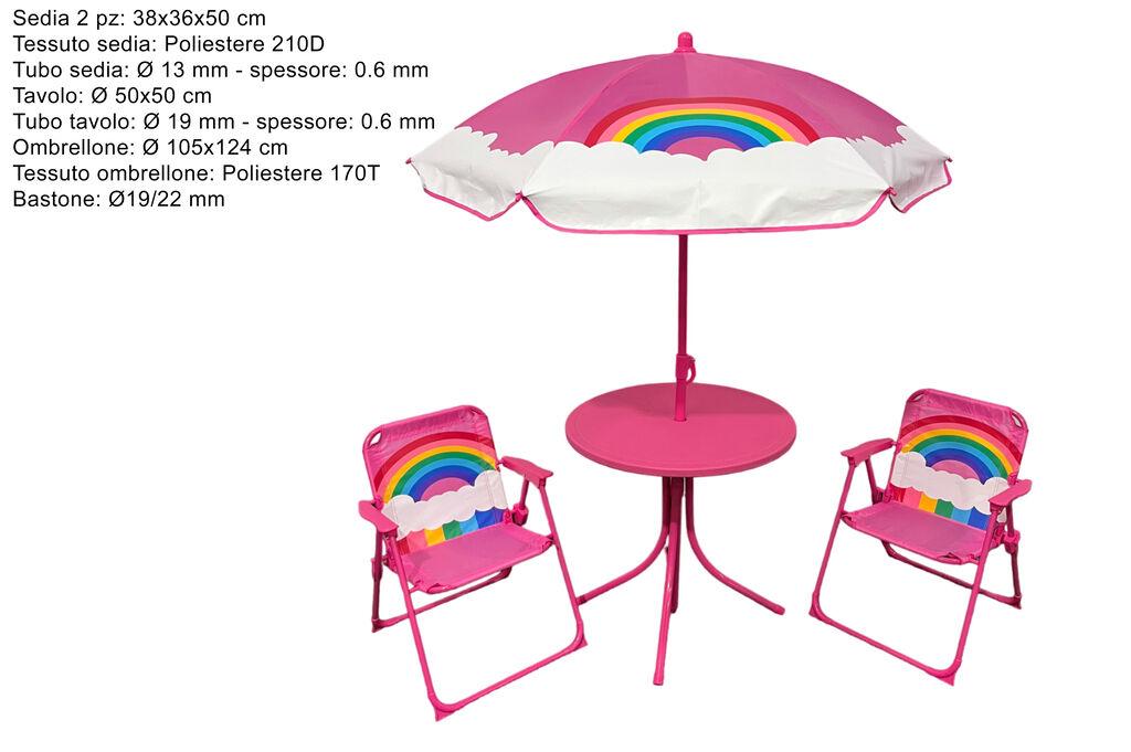 eHomeGarden Dečiji baštenski set Duga, Roze
