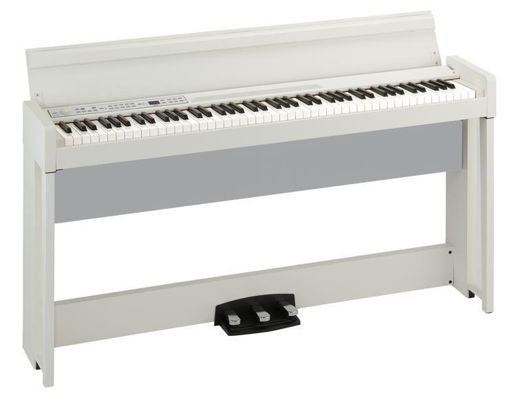 KORG Digitalni klavir sa bežičnim povezivanjem C1 Air WH, 134.6x34.7x77cm, Beli