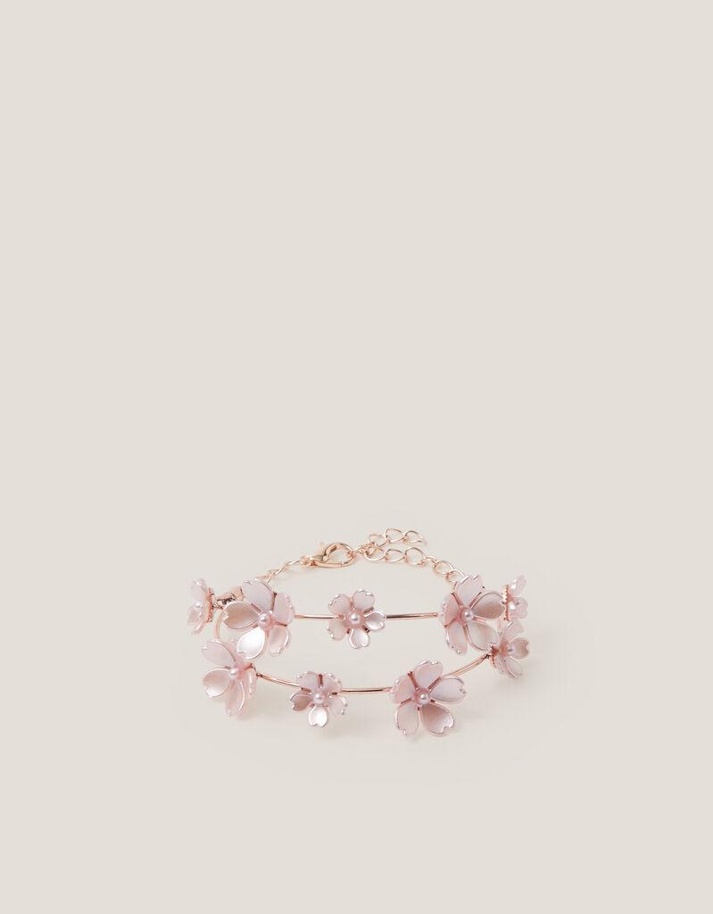 Monsoon Children Narukvica Flower cuff, Roze