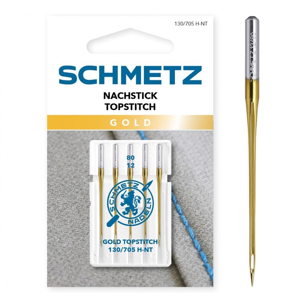 Schmetz Igle Gold Topstitch, NM 80