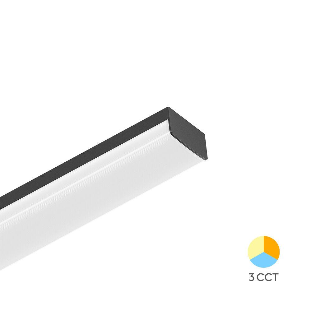 Braytron LED linearna svetiljka BRY-PROLINE-PT-36W-1.2MT-CRNA-3U1