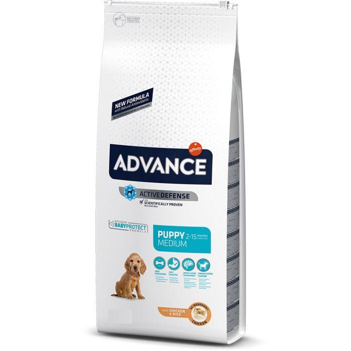 ADVANCE Suva hrana za pse Puppy pro medium, Piletina, 12 kg