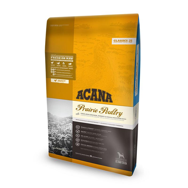 ACANA Suva hrana za pse Prairie Poultry, Piletina, 9.7 kg